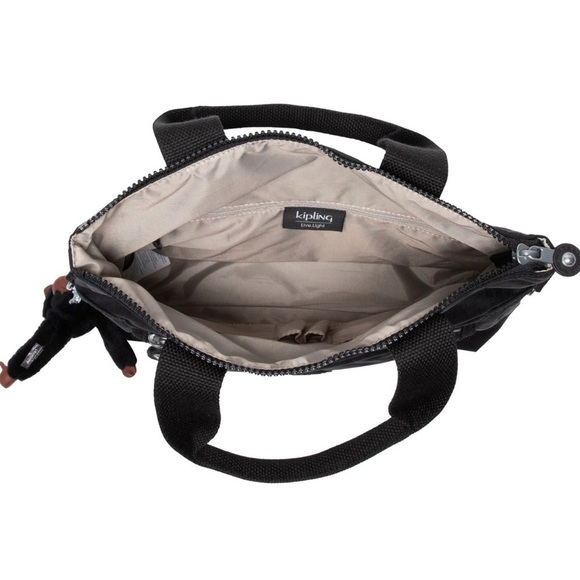 Kipling Eleva Black Nylon Tote Bag - Picture 3 of 5